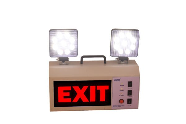 emergency light with exit