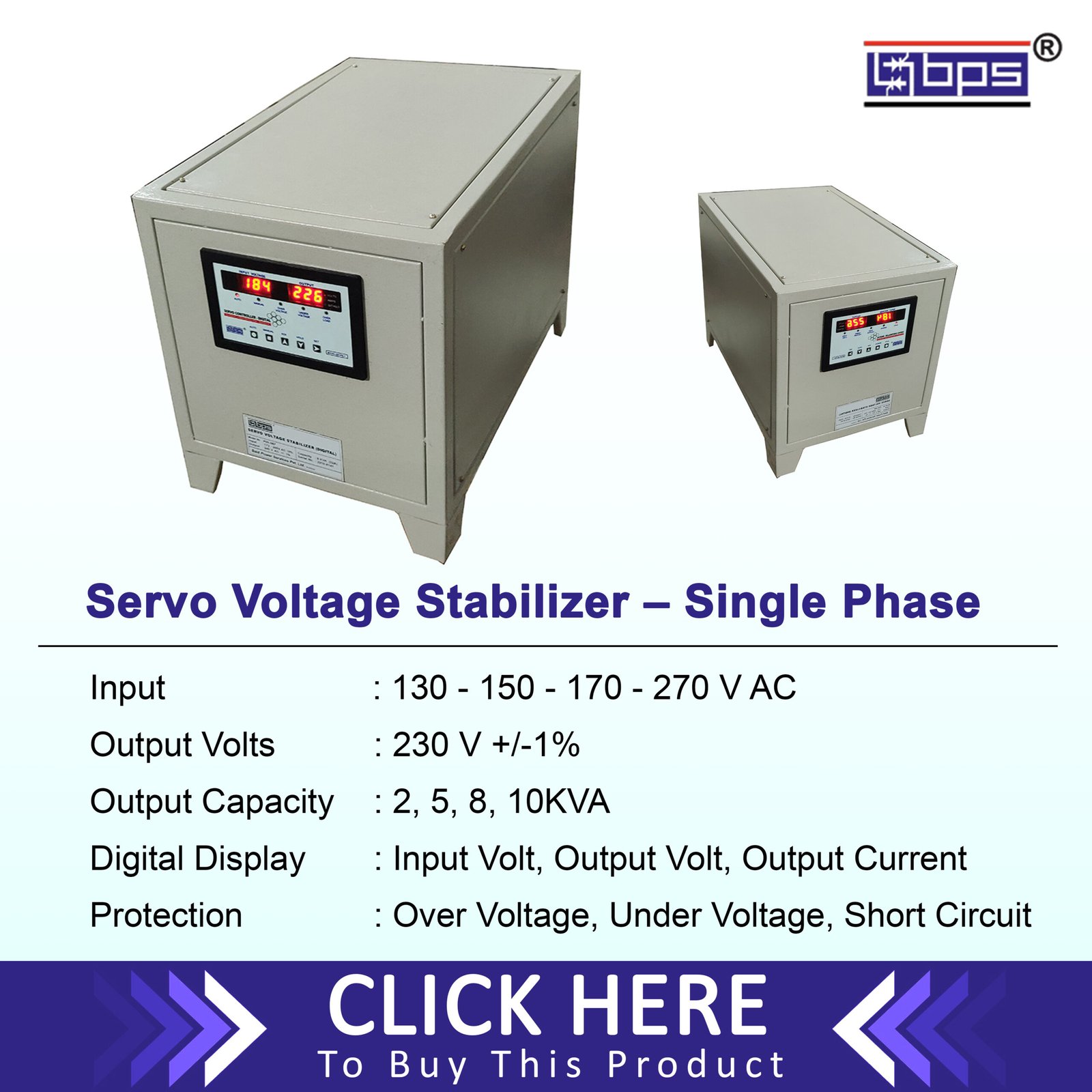 Stabilizer Single Phase